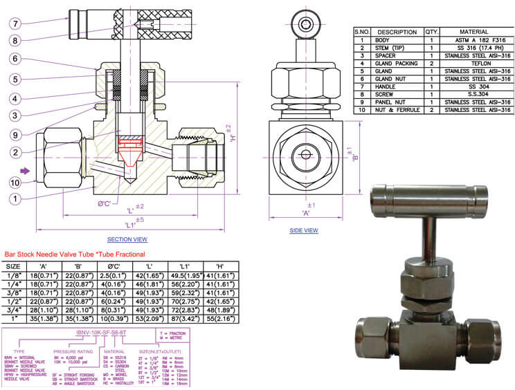 instrumentation-neddle-valve